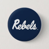 Universiteit van Mississippi | Rebels Script 2 Ronde Button 5,7 Cm (Voorkant)