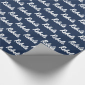 Universiteit van Mississippi | Rebels Script Cadeaupapier (Hoek)