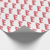 Universiteit van Mississippi | Rebels Script Cadeaupapier (Hoek)