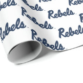 Universiteit van Mississippi | Rebels Script Cadeaupapier (Rol Hoek)