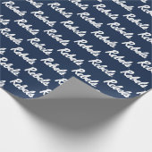 Universiteit van Mississippi | Rebels Script Cadeaupapier (Hoek)