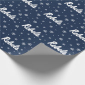 Universiteit van Mississippi | Rebels Script Cadeaupapier (Hoek)