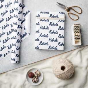 Universiteit van Mississippi   Rebels Script Cadeaupapier
