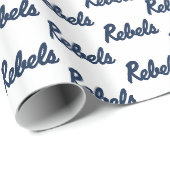 Universiteit van Mississippi | Rebels Script Cadeaupapier (Rol Hoek)