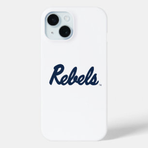 Universiteit van Mississippi Rebels Script iPhone 15 Case
