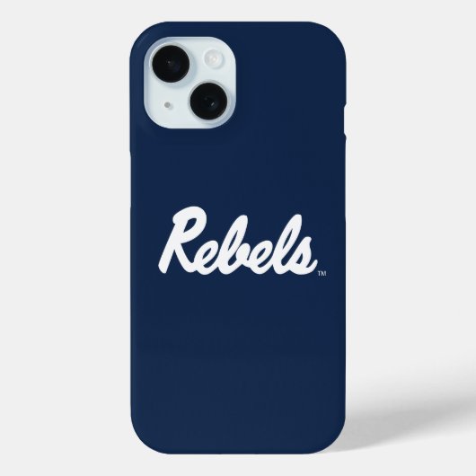 Universiteit van Mississippi | Rebels Script Case-Mate iPhone Case (Achterkant)