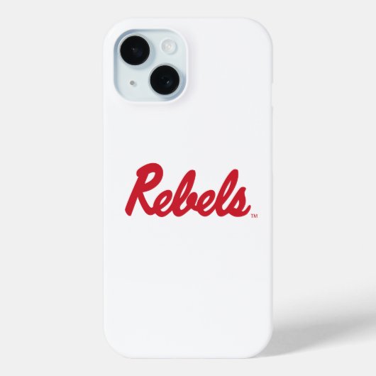 Universiteit van Mississippi | Rebels Script Case-Mate iPhone Case (Achterkant)