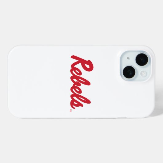 Universiteit van Mississippi | Rebels Script Case-Mate iPhone Case (Achterkant (horizontaal))