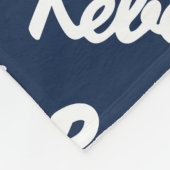 Universiteit van Mississippi | Rebels Script Fleece Deken (Hoek)