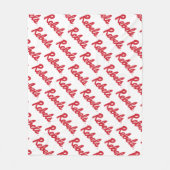 Universiteit van Mississippi | Rebels Script Fleece Deken (Voorkant)