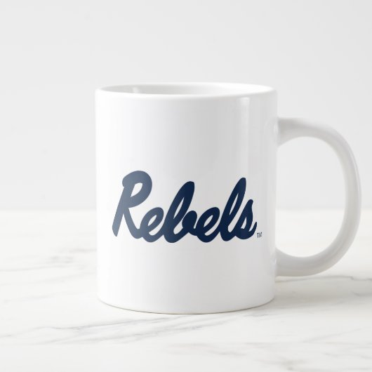 Universiteit van Mississippi | Rebels Script Grote Koffiekop (Rechts)