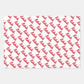 Universiteit van Mississippi | Rebels Script Inpakpapier Vel (Voorkant 2)