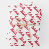 Universiteit van Mississippi | Rebels Script Inpakpapier Vel (In situ)