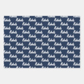 Universiteit van Mississippi | Rebels Script Inpakpapier Vel (Voorkant 2)