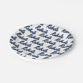 Universiteit van Mississippi | Rebels Script Papieren Bordje (Gekanteld)