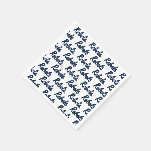 Universiteit van Mississippi | Rebels Script Servet (Hoek)