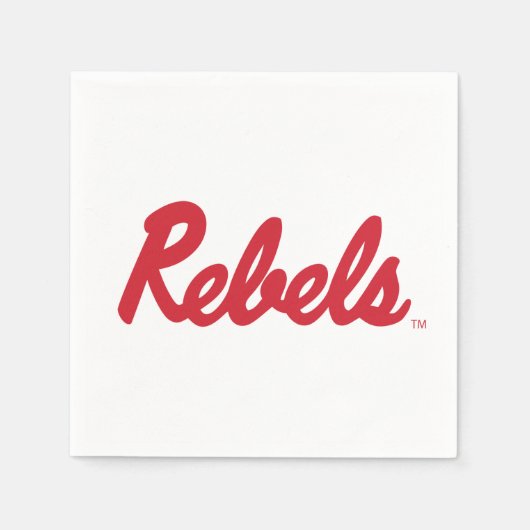 Universiteit van Mississippi | Rebels Script Servet (Voorkant)