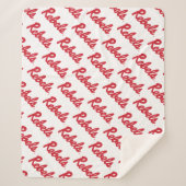 Universiteit van Mississippi | Rebels Script Sherpa Deken (Voorkant)