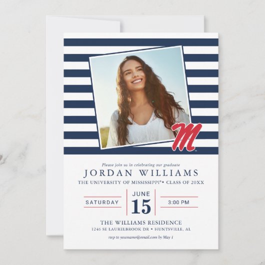 Universiteit van Mississippi | Script M Aankondiging (Voorkant)