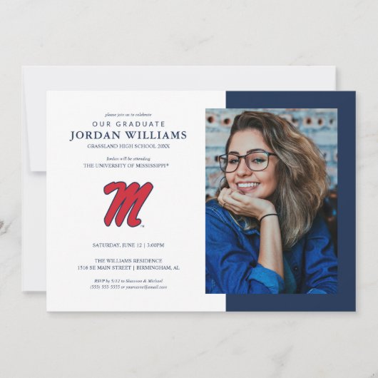 Universiteit van Mississippi | Script M Aankondiging (Voorkant)