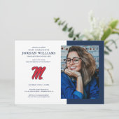 Universiteit van Mississippi | Script M Aankondiging (Staand voorkant)