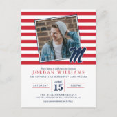 Universiteit van Mississippi | Script M Aankondigingskaart (Voorkant)