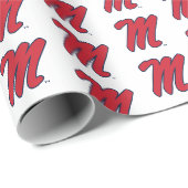 Universiteit van Mississippi | Script M Cadeaupapier (Rol Hoek)