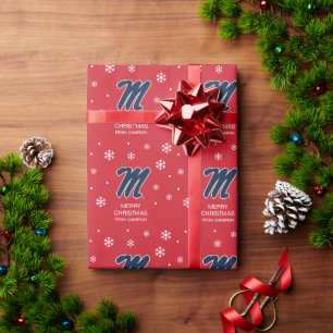 Universiteit van Mississippi   Script M Cadeaupapier