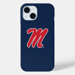 Universiteit van Mississippi Script M iPhone 15 Case