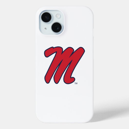 Universiteit van Mississippi | Script M Case-Mate iPhone Case (Achterkant)