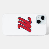 Universiteit van Mississippi | Script M Case-Mate iPhone Case (Achterkant (horizontaal))