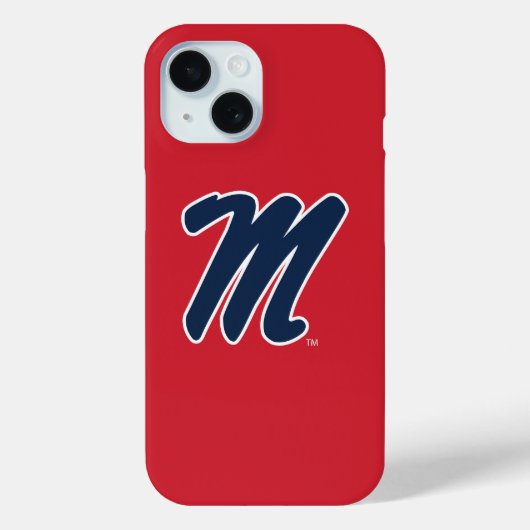 Universiteit van Mississippi | Script M Case-Mate iPhone Case (Achterkant)