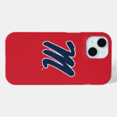 Universiteit van Mississippi | Script M Case-Mate iPhone Case (Achterkant (horizontaal))