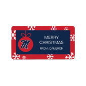 Universiteit van Mississippi | Script M Etiket (Voorkant)