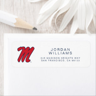 Universiteit van Mississippi   Script M Etiket