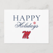 Universiteit van Mississippi | Script M Feestdagenkaart (Voorkant)