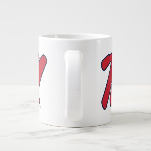 Universiteit van Mississippi | Script M Grote Koffiekop (Achterkant)