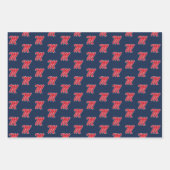 Universiteit van Mississippi | Script M Inpakpapier Vel (Voorkant 3)