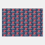 Universiteit van Mississippi | Script M Inpakpapier Vel (Voorkant 3)