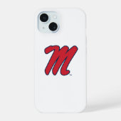 Universiteit van Mississippi | Script M iPhone 15 Case (Achterkant)