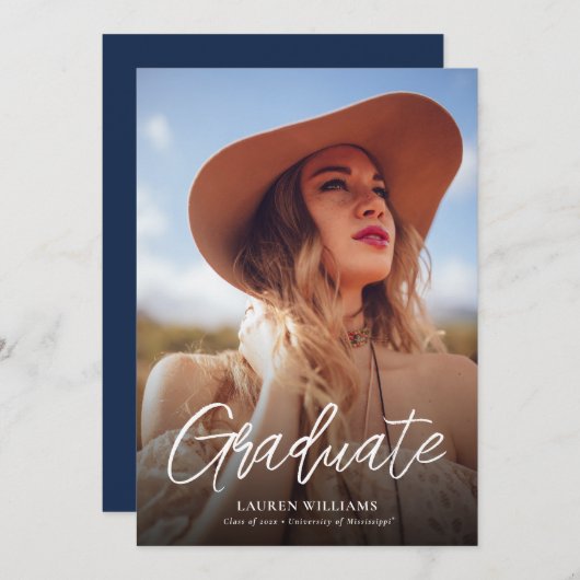 Universiteit van Mississippi | Script M Kaart (Voorkant / Achterkant)