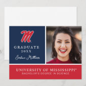 Universiteit van Mississippi | Script M Kaart (Voorkant / Achterkant)