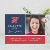 Universiteit van Mississippi | Script M Kaart (Staand voorkant)