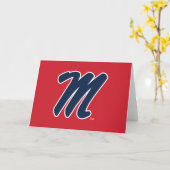 Universiteit van Mississippi | Script M Kaart (Gele Bloem)