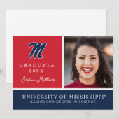 Universiteit van Mississippi | Script M Kaart (Voorkant / Achterkant)
