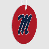 Universiteit van Mississippi | Script M Ornament (voorkant)