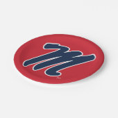 Universiteit van Mississippi | Script M Papieren Bordje (Gekanteld)