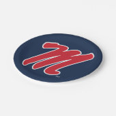 Universiteit van Mississippi | Script M Papieren Bordje (Gekanteld)