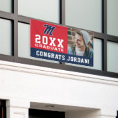 Universiteit van Mississippi | Script M Spandoek (Buitenkant Gebouw)