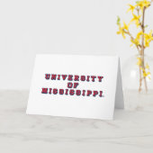 Universiteit van Mississippi | Type blok Kaart (Gele Bloem)